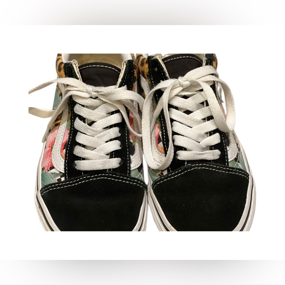 VANS Old Skool Tropical Animal Sneaker Low Canvas Suede Casual Women VN0A5AO92FB - Picture 5 of 10